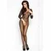 Bodystocking con Maniche Lunghe BS007 nero Taglia Unica