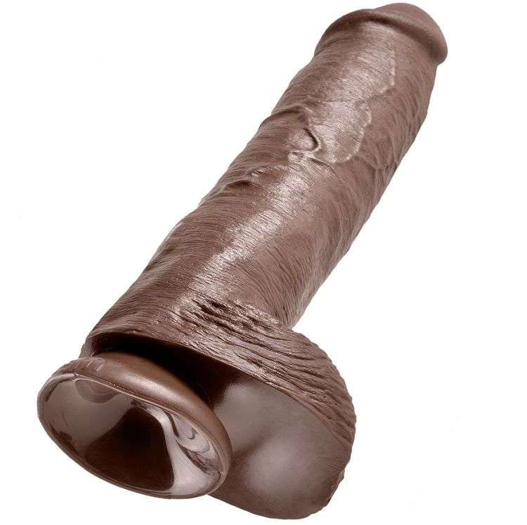 Pene Realistico Marrone 28 Cm King Cock 11″