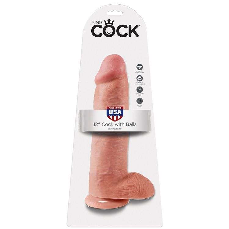 Fallo Realistico con Testicoli King Cock Carne 31 Cm