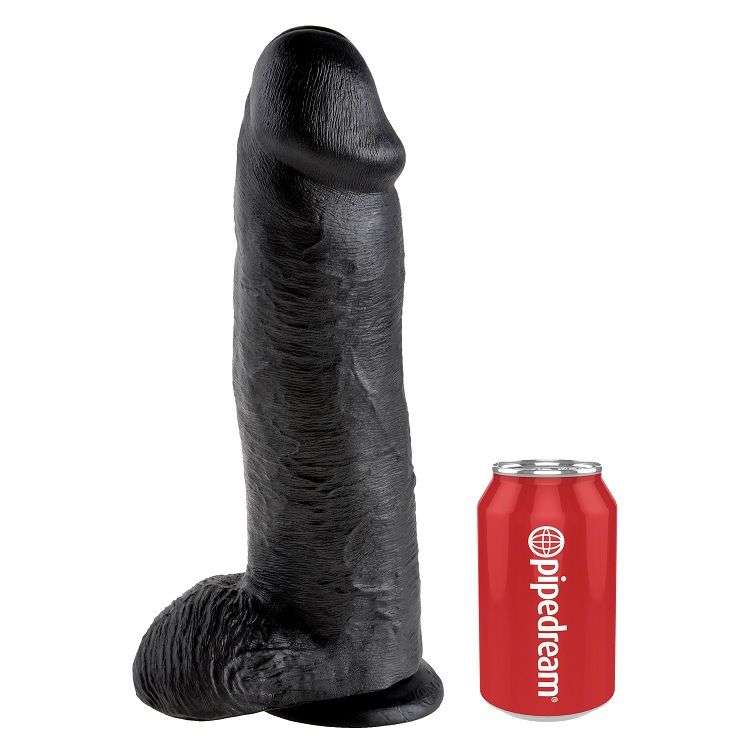 Dildo Anale Realistico Sottile Hung System George nero 22 cm 4