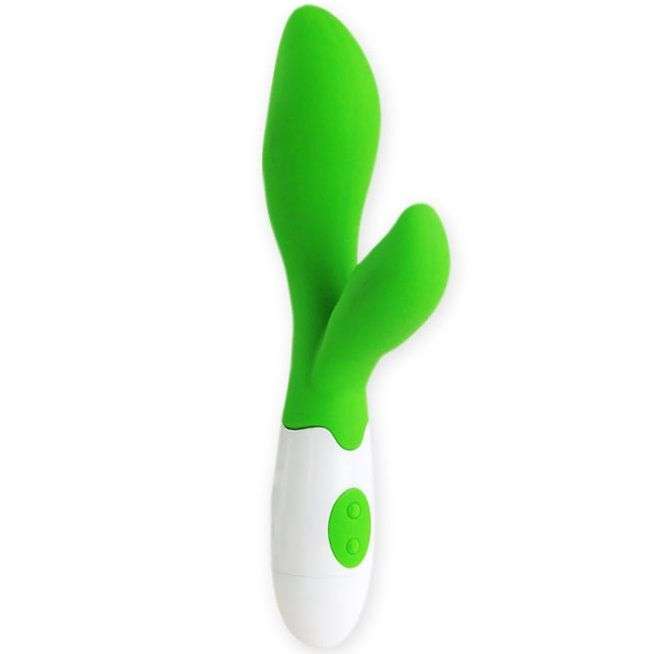 Vibratore Rabbit Pretty Love Flirt Newman verde 4 Vibratore Rabbit Pretty Love Flirt Newman verde 4