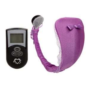 Stimolatore Vaginale con Tanga Control Remoto Viola