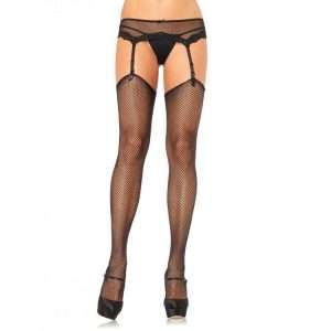 Completo Sexy Passion Woman Due Pezzi con Fascia Trasparente Seno Rosso