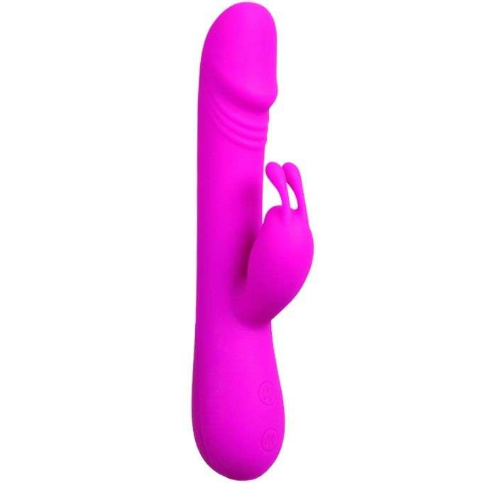 Vibratore Rabbit Baile Vibrators Multivelocita’ Rosa Trasparente 2