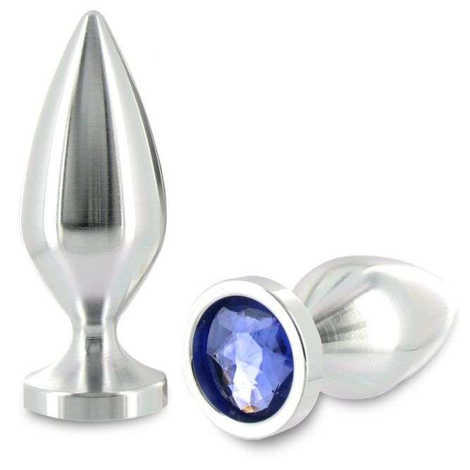 Anal Plug Metallico Diamantato Piccolo 6 Cm