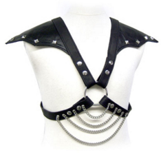 Corsetto Fetish Nero Lucido con Perizoma e Lacci Davanti