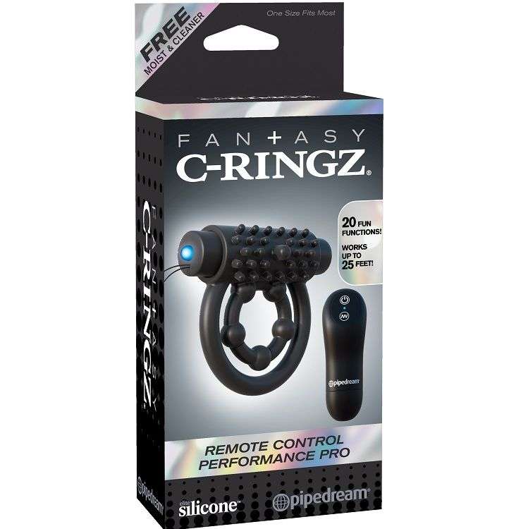 Anello Fallico Vibrante con Telecomando Fantasy C-Ringz