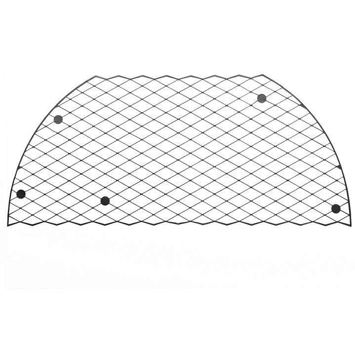 Maschera Sexy di Rete Bijoux Vinyl Masks Louise 2 Maschera Sexy di Rete Bijoux Vinyl Masks Louise 2