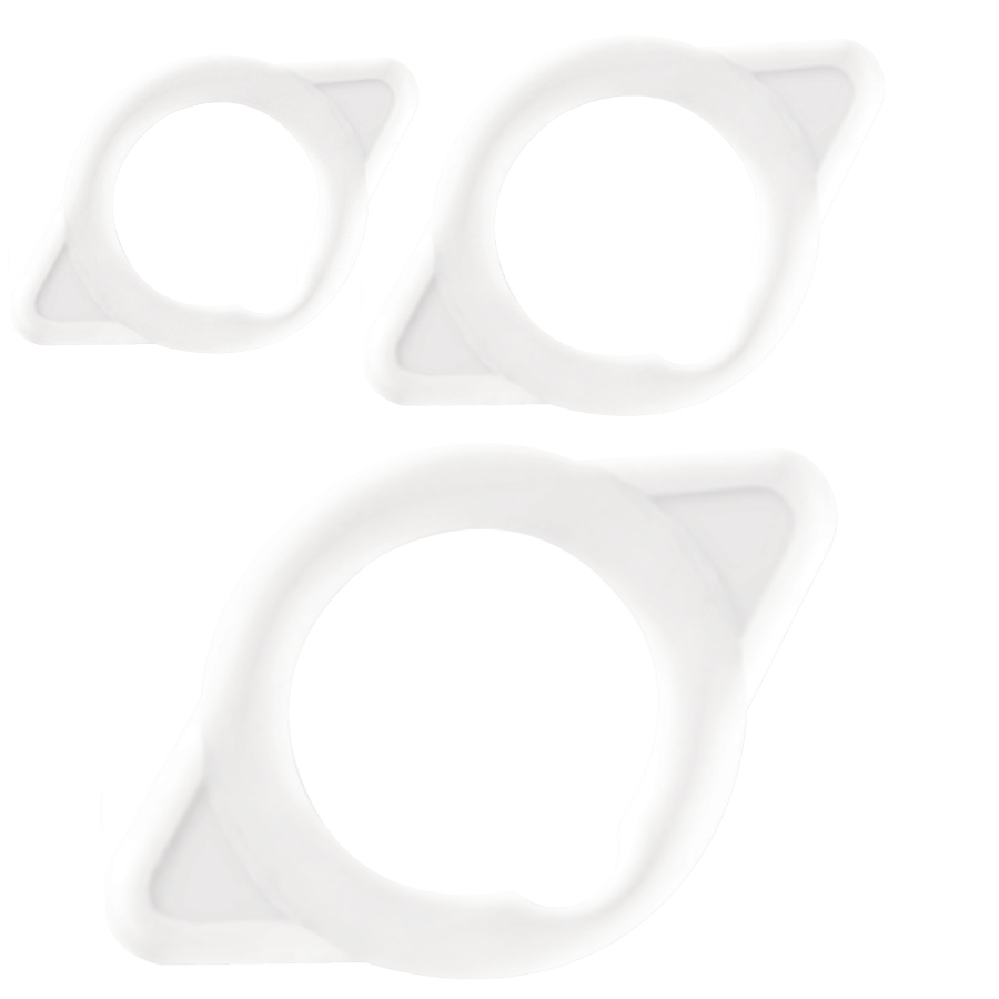Set da Tre Anelli Fallici PotenzPlus nero S M L 34