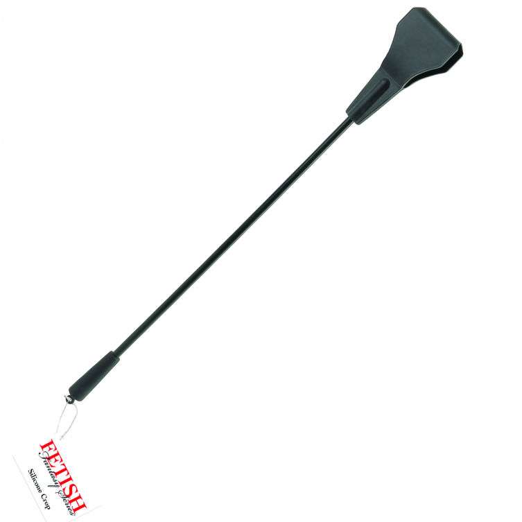 Frustino Bdsm Fetish Fantasy in Silicone Colore Nero 71 cm 2 Frustino Bdsm Fetish Fantasy in Silicone Colore Nero 71 cm 2