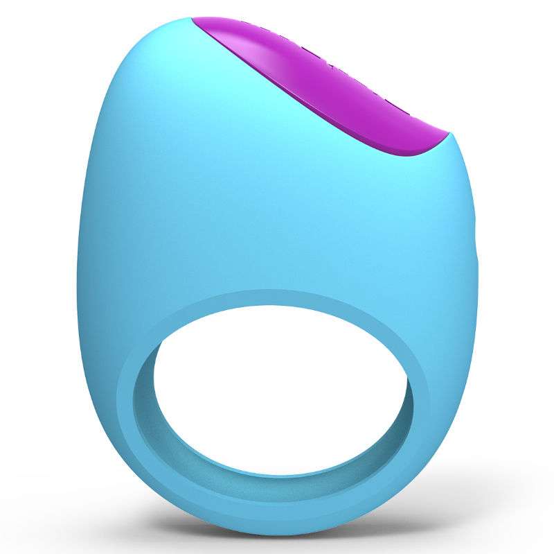 Anello Fallico Salvagente Picobong Remoji Vibe blu con App 2