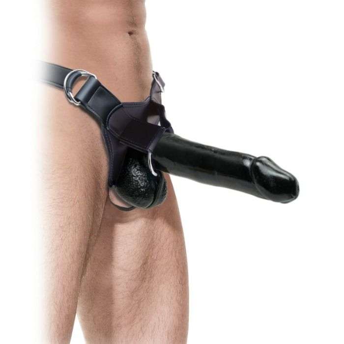 Dildo in Silicone con Imbracatura Donna Cock Miller – 13cm Nero