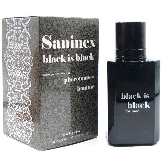 Profumo Maschile Afrodisiaco Saninex Black is Black ai Feromoni