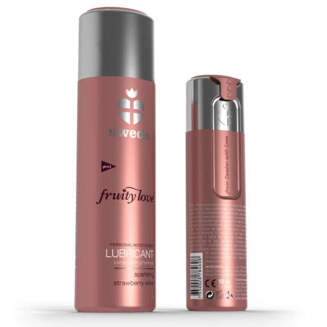 Lubrificante Secretplay 2 in 1 Effetto Calore Fragola e Crema 50 ml