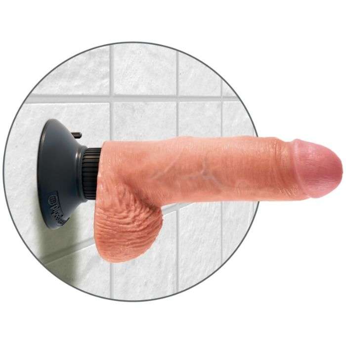 Vibratore Realistico con Testicoli King Cock – 18 Cm 4 Vibratore Realistico con Testicoli King Cock – 18 Cm 4