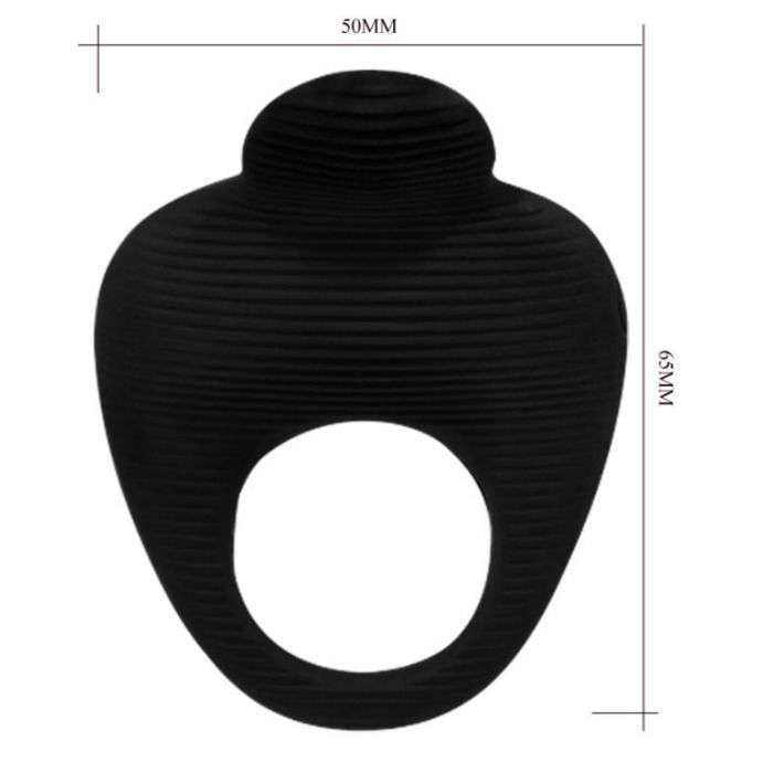 Anello Stimolatore Thimble Pretty Love – Nero 4 Anello Stimolatore Thimble Pretty Love – Nero 4