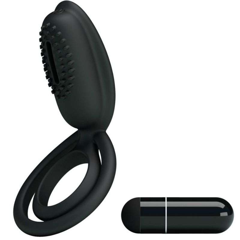 Anello Pene con Vibrazione e Stimolatore – Pretty Love Esther 52
