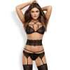 Corsetto Donna a fantasia – nero Obsessive