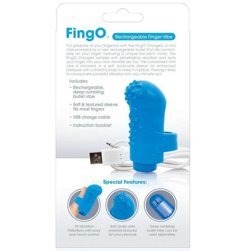 Stimolatore da Dito Finger Vibe – Blu