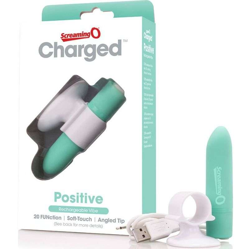 Vibratore Donna Classico Ricaricabile – Charged Positive Verde