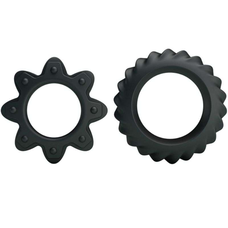 Anello per Pene Super Flessibile Powering 5 cm PR08 nero