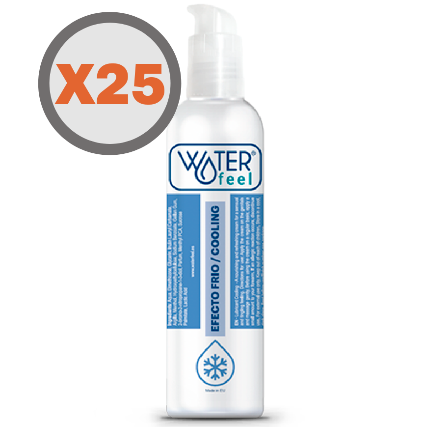 Lubrificante Waterfeel Lube Effetto Raffreddamento 150 ml X 25 Unità
