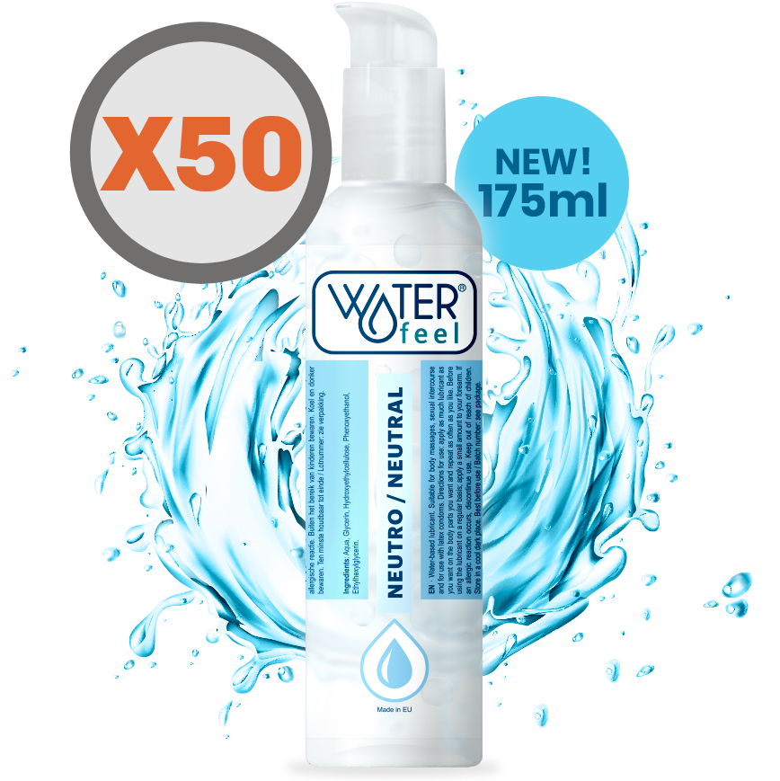 Lubrificante Waterfeel Lube Natural 150 ml X 50 Unità