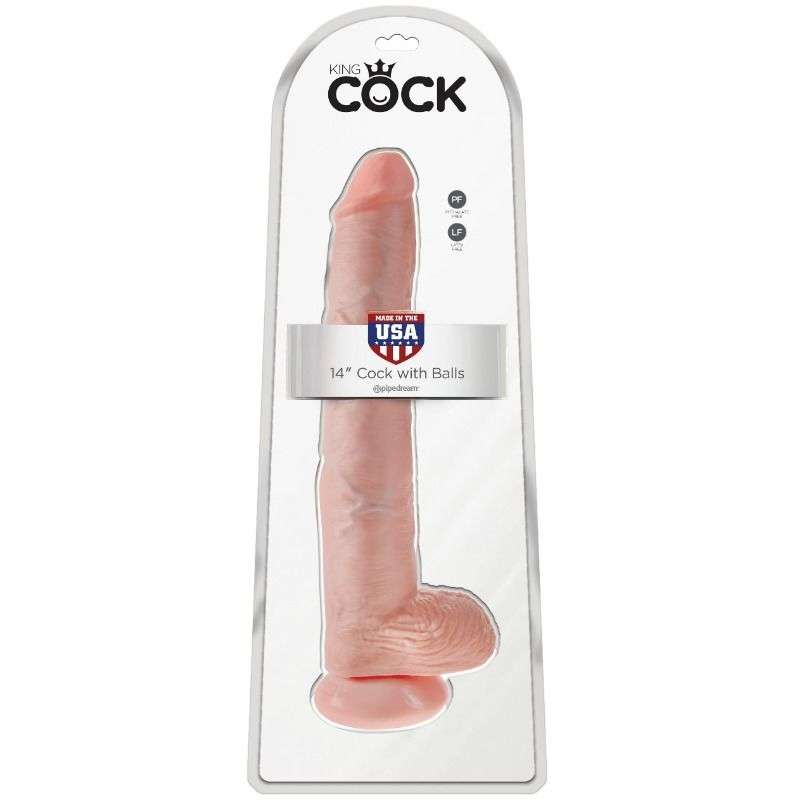 Fallo con Testicoli e Ventosa King Cock – 35,6 cm 2 Fallo con Testicoli e Ventosa King Cock – 35,6 cm 2