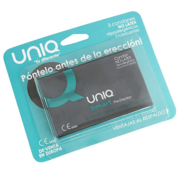 Preservativo Uniq Smart Lattice Senza Pre-Erezione 3 unità