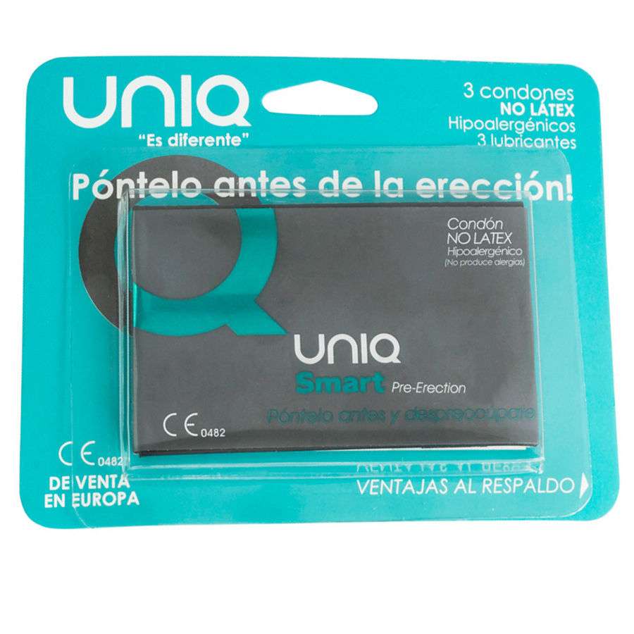 Preservativo Uniq Smart Lattice Senza Pre-Erezione 3 unità