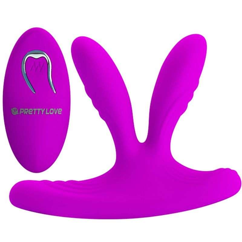 Anal Plug B-Vibe Trio con Controllo Telecomando viola 30