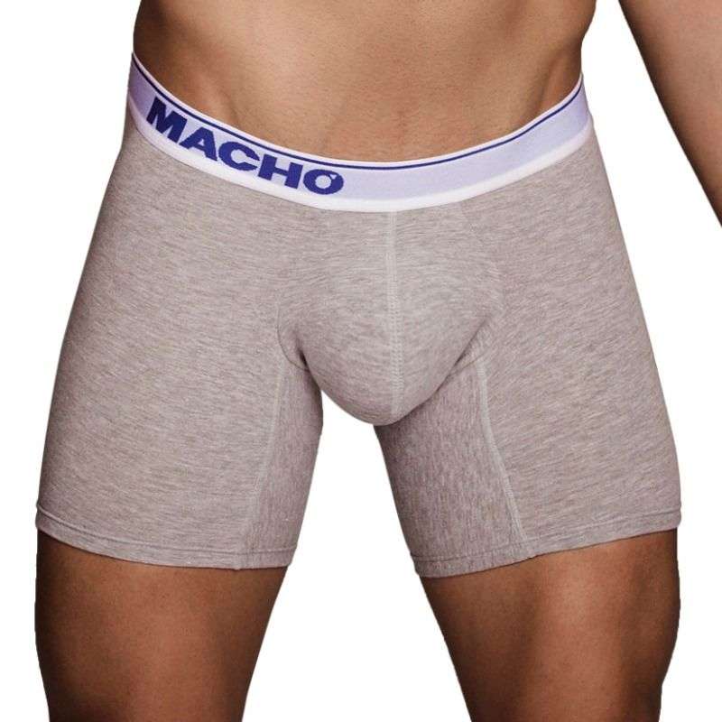 Boxer Uomo Grigio Lungo  Macho Underwear