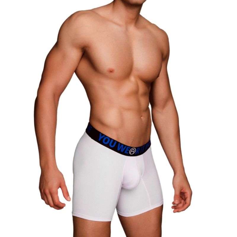 Boxer Lungo Sportivo Bianco – Macho Underwear