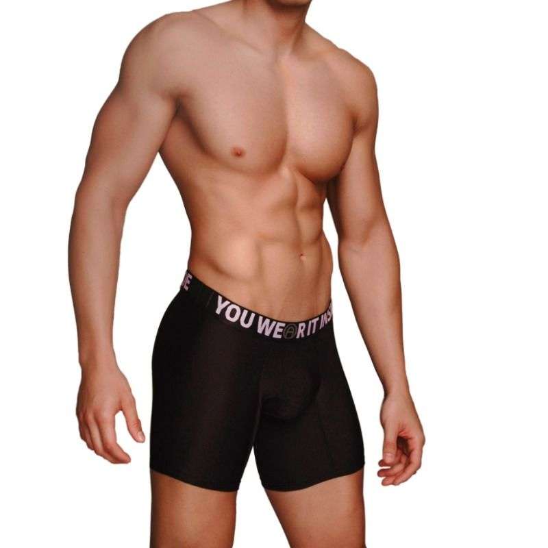 Boxer Lungo Sportivo Nero – Macho Underwear