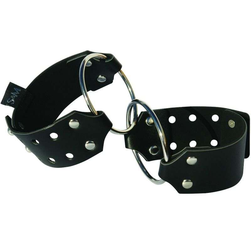 Manette in Pelle Vegana Sex e Mischief con Anelli Bdsm