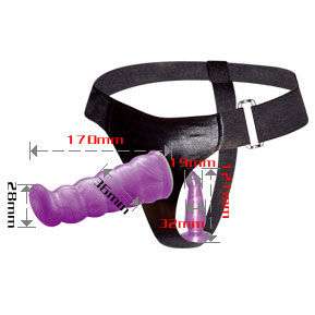 Strap-on Harness Attraction Waine Doppio 16.5 X 3.5 cm