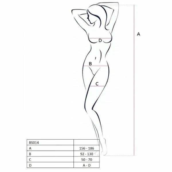 Catsuit Passion Woman BS014 con Apertura sul Seno Rosso Talia Unica 23