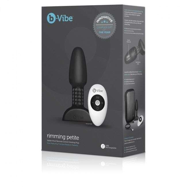 Cuneo Anale B-Vibe Rimming con Telecomando nero 31