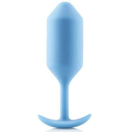 Buttplug B-Vibe Snug 3 in Silicone azzurro con custodia