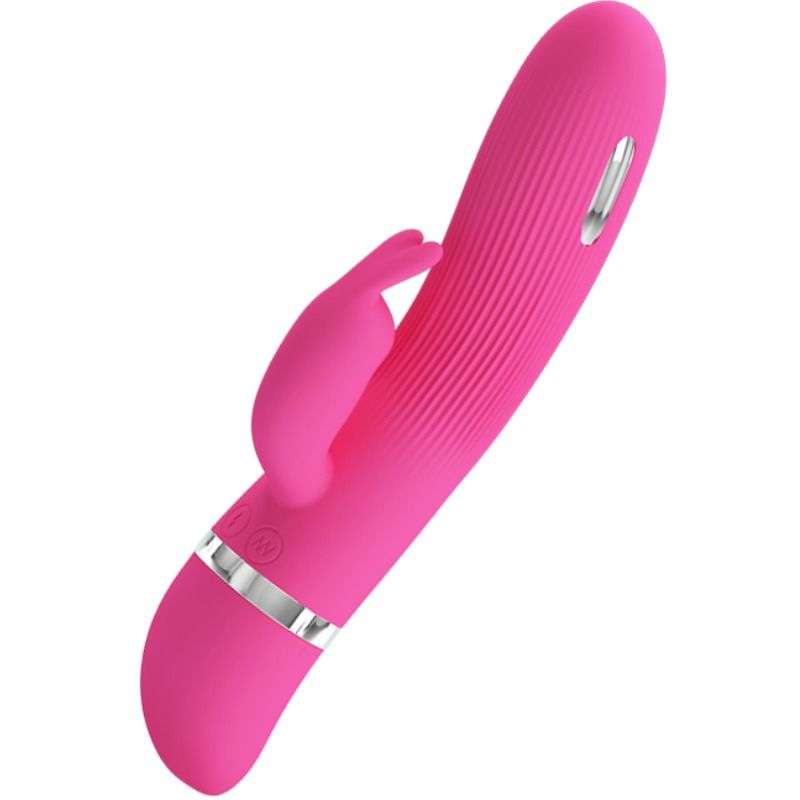 Pinze per Capezzoli Onda Romantica Vibrante ed Elettrica Rosa 4