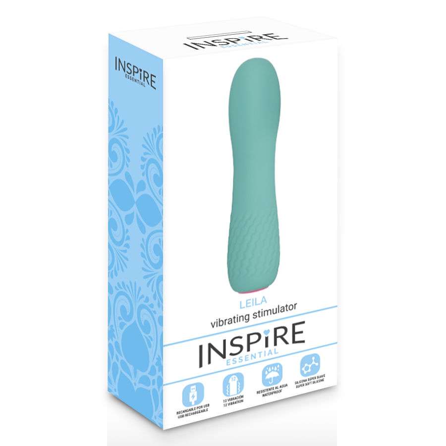 Vibratore Inspire Essential Leila Colore Turchese 12 funzioni 2 Vibratore Inspire Essential Leila Colore Turchese 12 funzioni 2