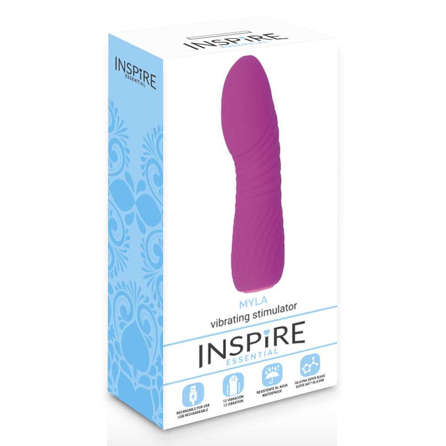 Vibratore Inspire Essential Myla Colore Viola 12 funzioni 2 Vibratore Inspire Essential Myla Colore Viola 12 funzioni 2