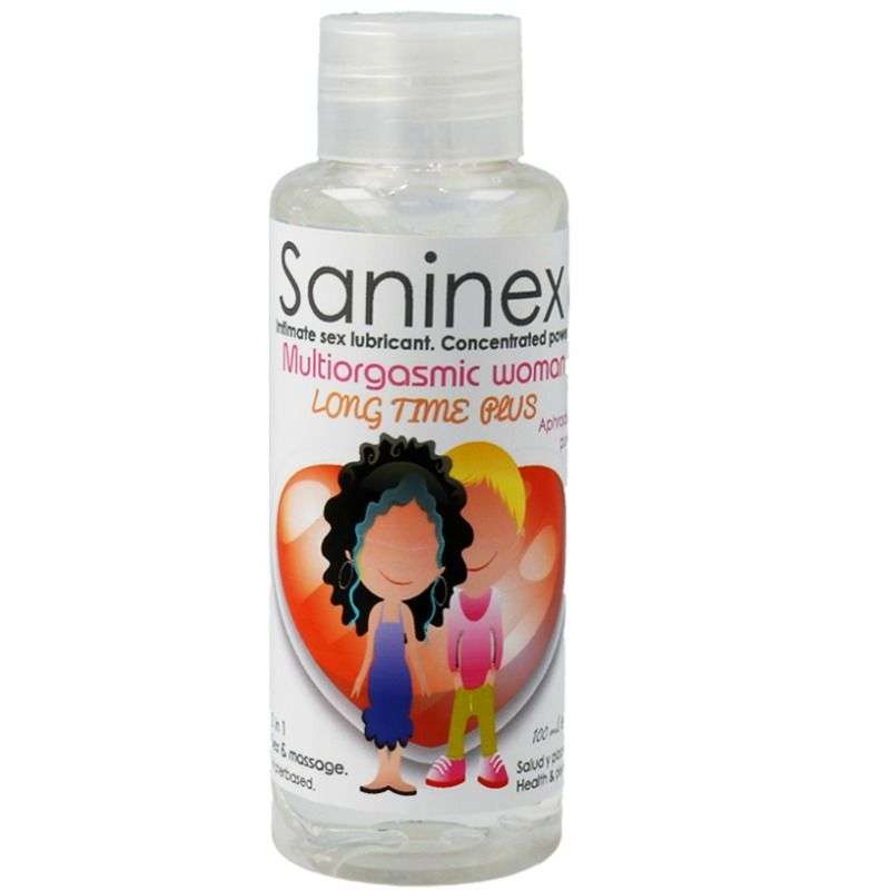 Lubrificante Saninex Multiorgasmic Donna Long Time Plus 2 in 1
