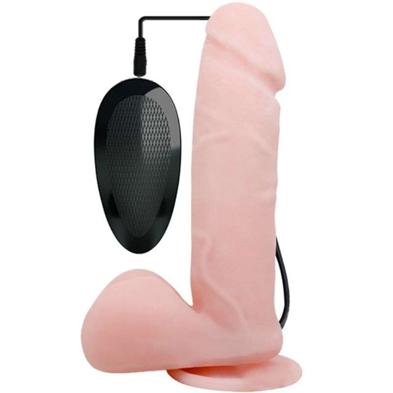 Dildo Flessibile in Silicone Cockmiller – 18 cm Nero