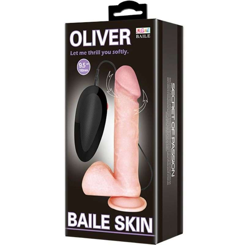 Vibratore Realistico con Funzione Rotante – Oliver 4 Vibratore Realistico con Funzione Rotante – Oliver 4