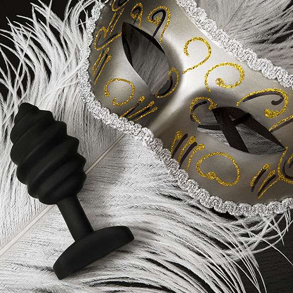 Plug Anale Gplug Twist con Vibrazione nero 2 Plug Anale Gplug Twist con Vibrazione nero 2