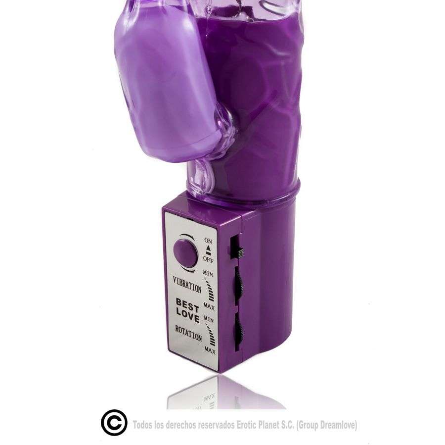 Vibratore Rabbit Baile Rotations colore Viola 2 Vibratore Rabbit Baile Rotations colore Viola 2