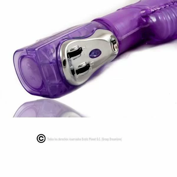 Vibratore Rabbit Baile Rotations con Funzione Su e Giù colore Viola 2