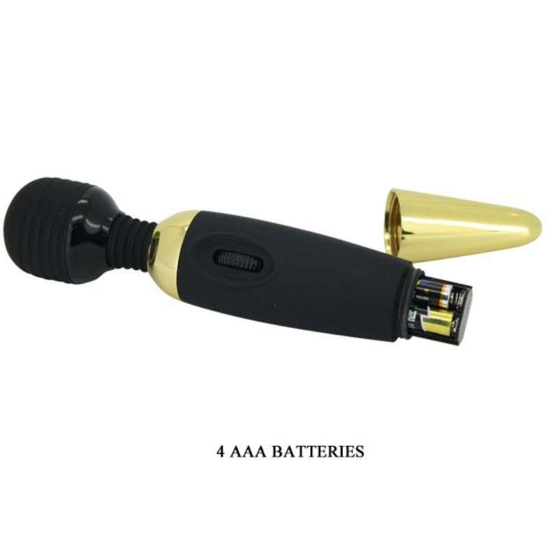 Massaggiatore Wand Nero e Oro – Pretty Love 3 Massaggiatore Wand Nero e Oro – Pretty Love 3