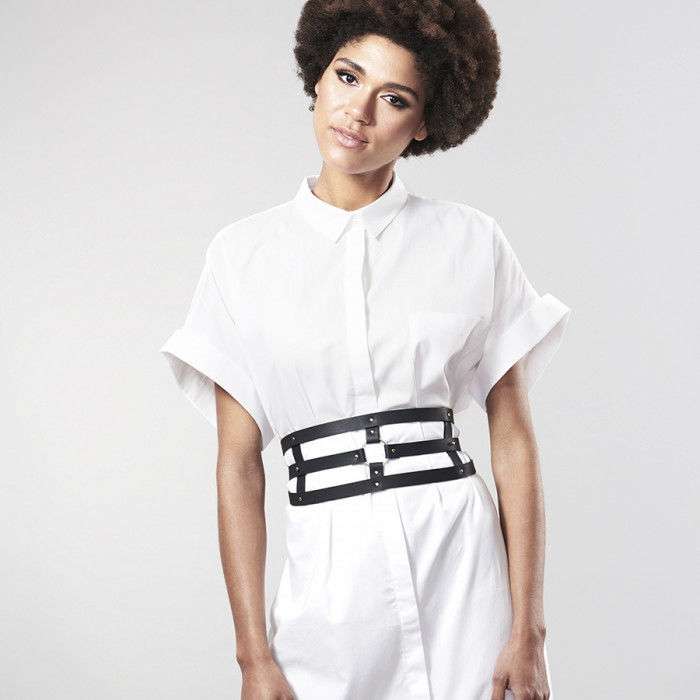 Cintura Corpetto Nera Bijoux Indiscrets Maze 3 Cintura Corpetto Nera Bijoux Indiscrets Maze 3